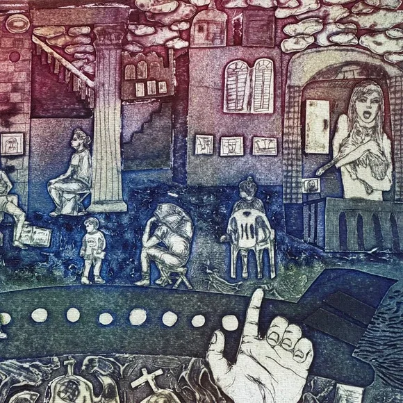 Cuban Artist Eduardo Guerra VTG Un Viaje Original Signed Numbered Art Wall Decor - Picture 8 of 14